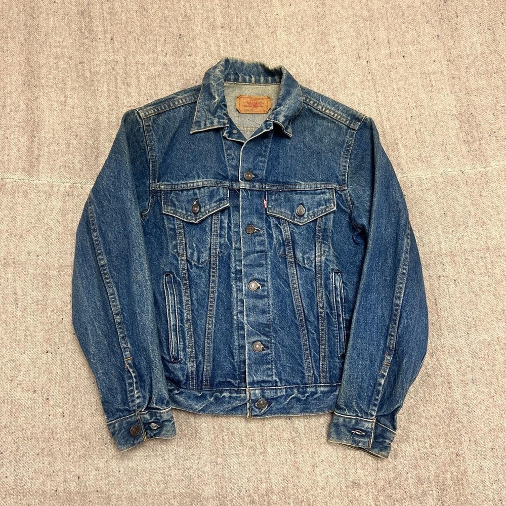 Vintage Levi's 50506 Denim Jacket Mens 38R Blue 1980s USA‎